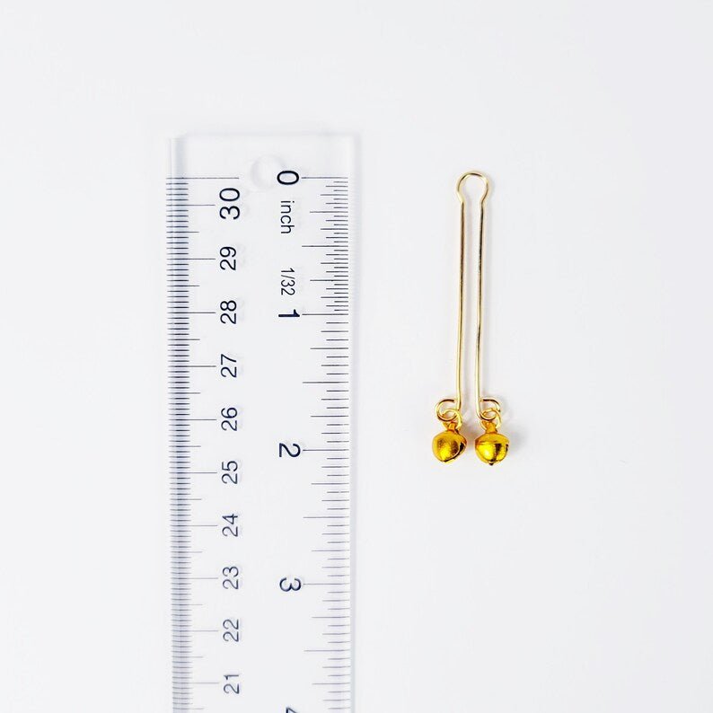 Gold Labia Clip with Bells