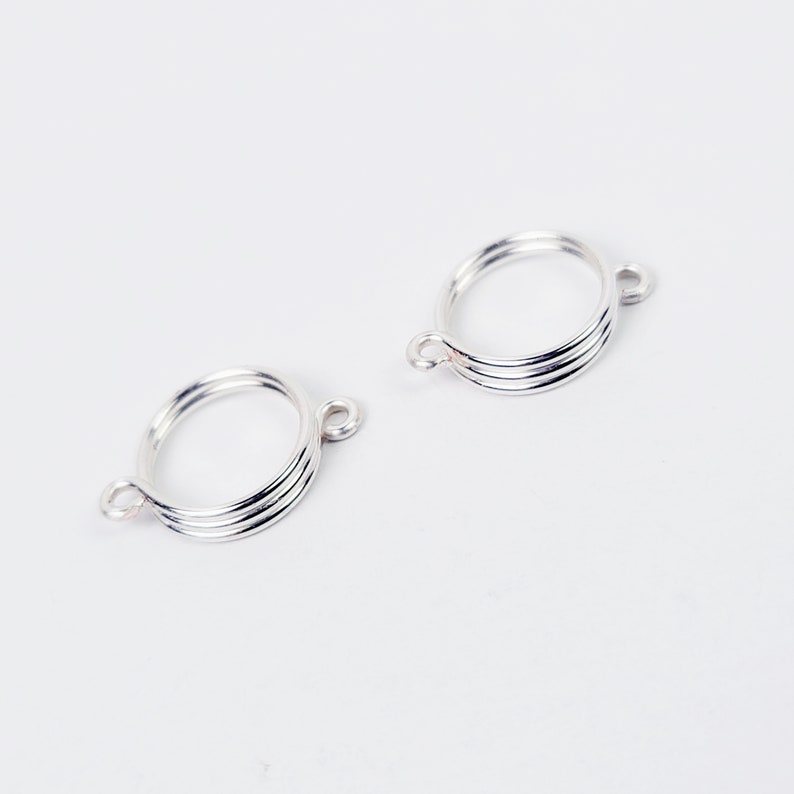 Triple Circle Nipple Rings, Pair of Two