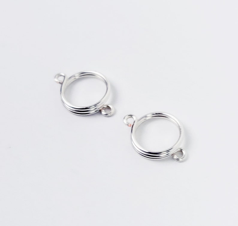 Triple Circle Nipple Rings, Pair of Two