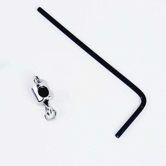 Permanent Locking Clasp for BDSM Collar, Hex Lock for Submissive, DDlg Day Collar